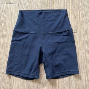 NWOT Lululemon Navy Align Short 6” (Size 4)
